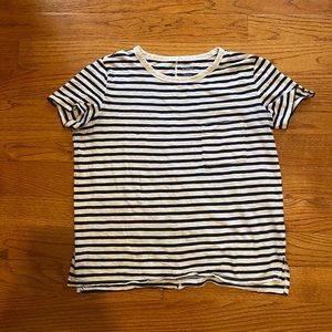 Old Navy oversized boyfriend striped t-shirt